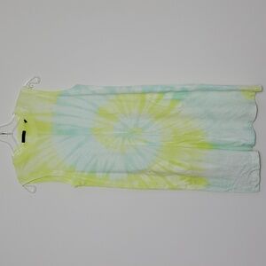 ATM Tie Dye Sleeveless Dress with Pockets, XS/TP